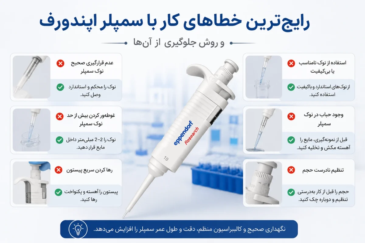 رایج‌ترین خطاهای کار با سمپلر اپندورف